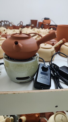 潮州煮茶器两用户外红泥炭炉电炉