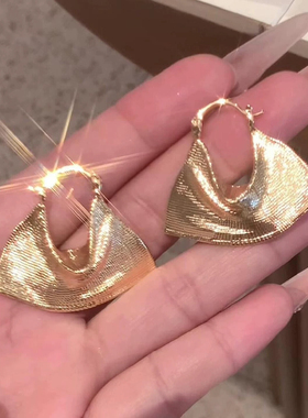 复古老钱风超闪钱袋子金属耳扣