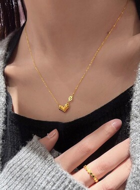 一心一意爱你e生项链女