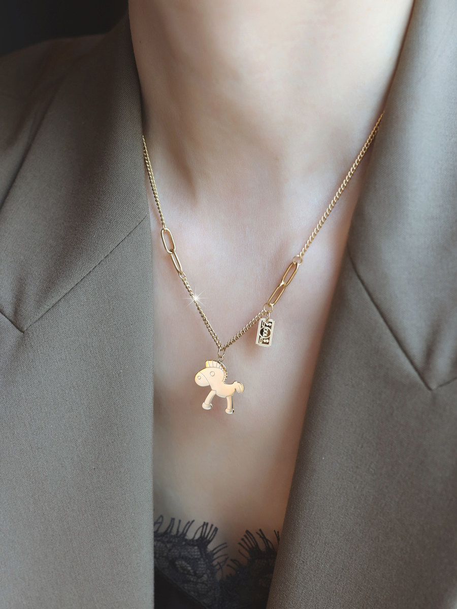 秋冬网红爆款马上有钱钛钢项链女2024新款小众轻奢气质毛衣链配饰,饰品/流行首饰/时尚饰品新,项链,淘宝优惠券,粉丝福利购,淘宝优惠卷