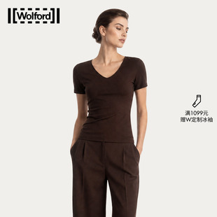 Wolford/沃尔福特2026年新款修身微弹莫代尔凉感短袖WF26DTS021