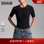 Wolford 沃尔福特时尚 运动网状镂空舒适连体衣79281