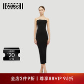 Wolford 沃尔福特Fatal优雅收腰小黑裙无缝抹胸魔术裙连衣裙50795