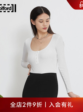 Wolford/沃尔福特Henley柔软罗纹气质女修身针织夏季连体衣79208