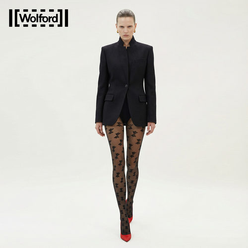 Wolford2026新款春夏图案20D黑丝