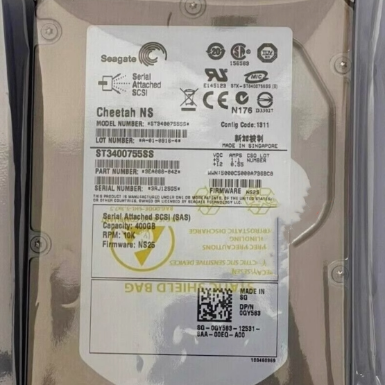正品原装Seagate/希捷ST3400755SS 400G 10K SAS 3.5寸服务器硬盘