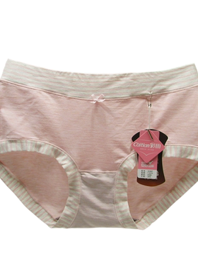 彩田内裤 女中腰31987莫代尔石墨烯抗菌养护舒适中高腰少女三角裤