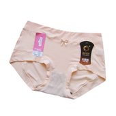 彩田内裤 女中腰30923纯色莫代尔柔软透气抗菌石墨烯裆女士平角裤