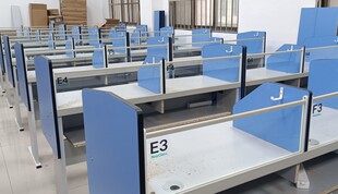 语音桌计算机教室电脑桌