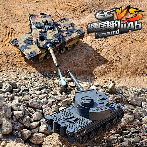 迷你红外对战遥控坦克开炮冒烟