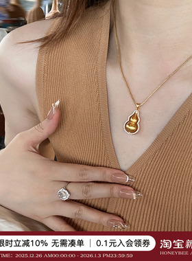 蜜蜂妈手作古法葫芦项链