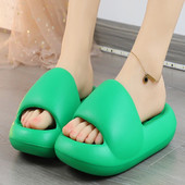 厚底高跟拖鞋 浴室防滑外穿 百搭凉拖鞋 女夏季 室内家用增高网红时尚
