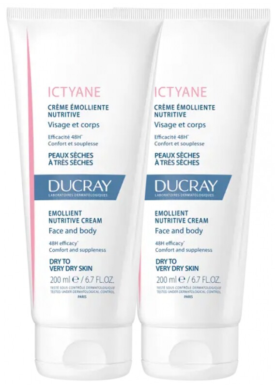 护蕾法国DUCRAY莹润舒缓滋养柔润霜清洁乳面部身体200ml