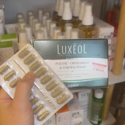 法国本土推luxeol乐丝欧生发固发防脱发胶囊90粒三月量