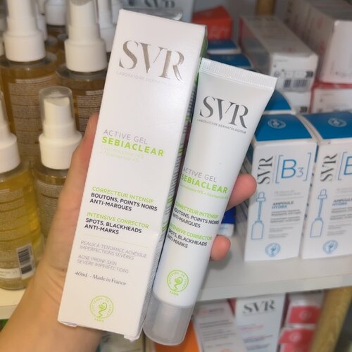 SVR舒唯雅净颜祛痘修护凝胶40mL水杨酸痘肌控油去角质