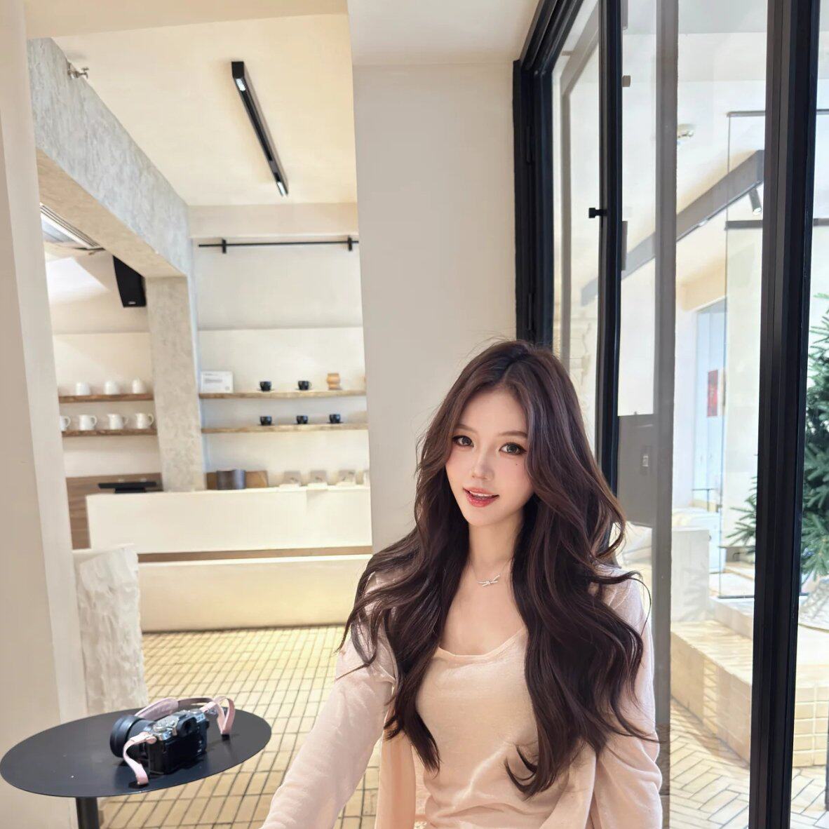 亚麻天丝粉色三件套2026新款夏季开衫吊带背心半身裙防晒凉感套装