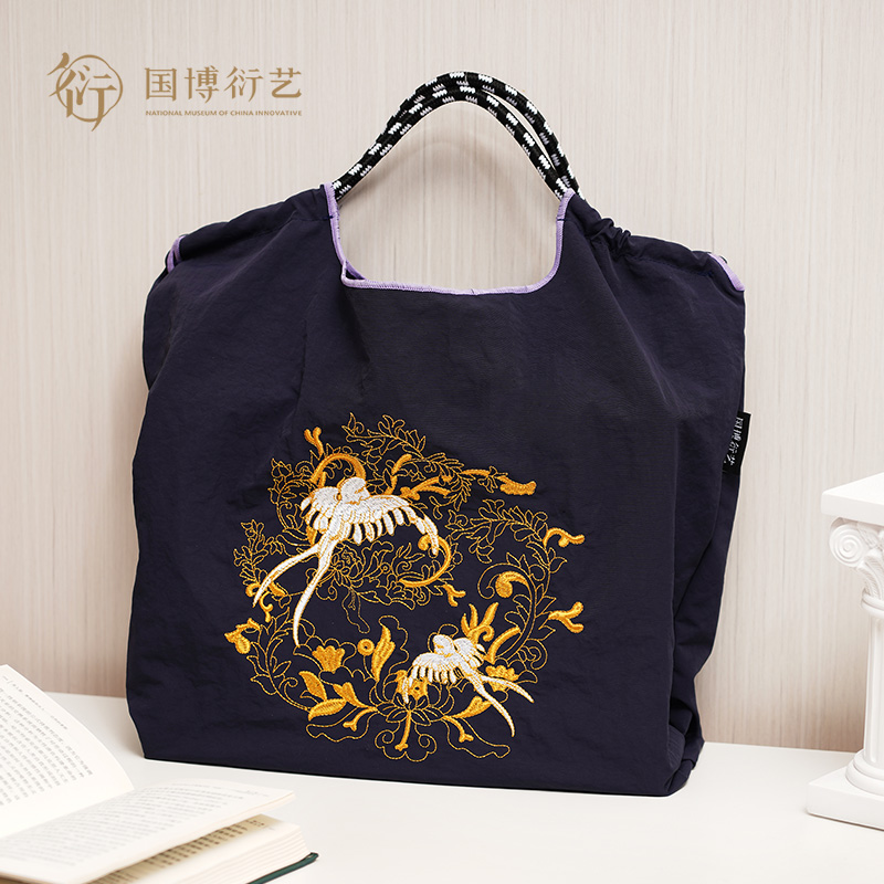 中国国家博物馆刺绣手提包