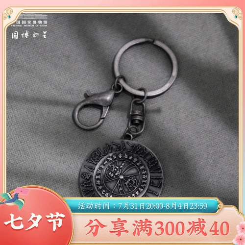 Китайский музей, креативный брелок, подвеска подходит для мужчин и женщин, подарок на день рождения