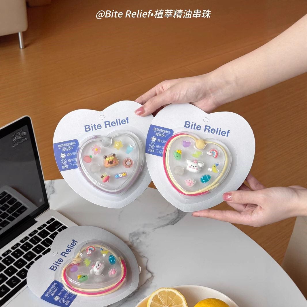 植萃精油串珠精油手串项链防护防蚊手环手链便携带户外居家专用女