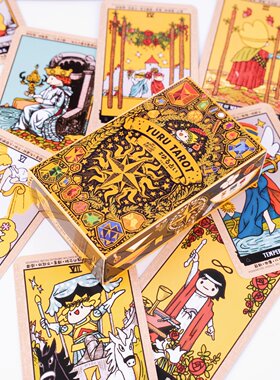 悠闲软萌塔罗牌 带关键字解说松弛塔罗 YURU TAROT（ゆる塔罗卡）
