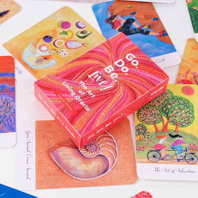 英文版好好生活神谕卡 正向能量卡the art of living oracle