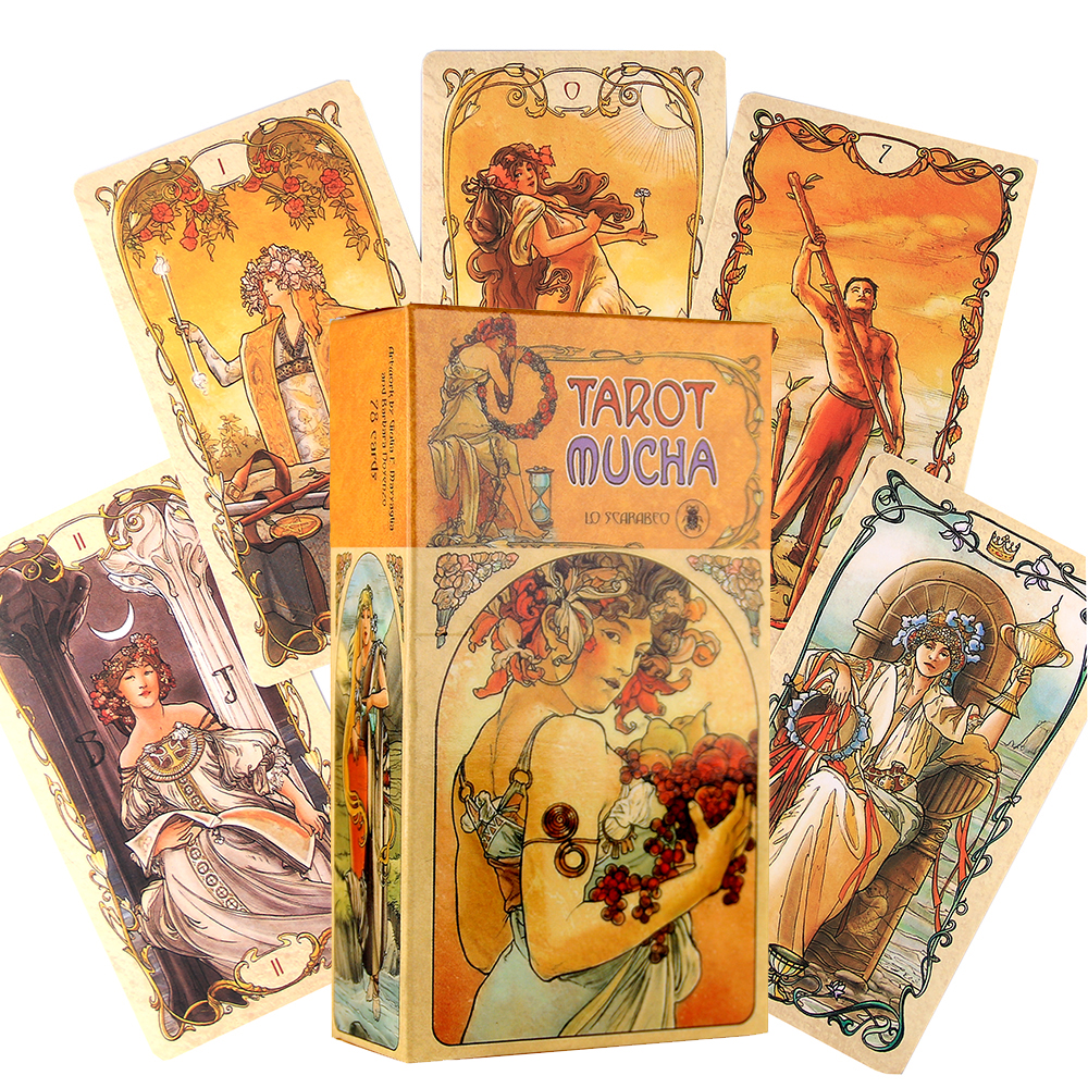 穆夏之梦塔罗牌 mucha tarot 意大利进口复刻版塔罗牌