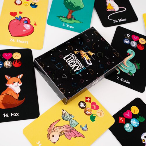 可爱传统体系幸运雷诺曼卡牌 lucky lenromand pro deck card