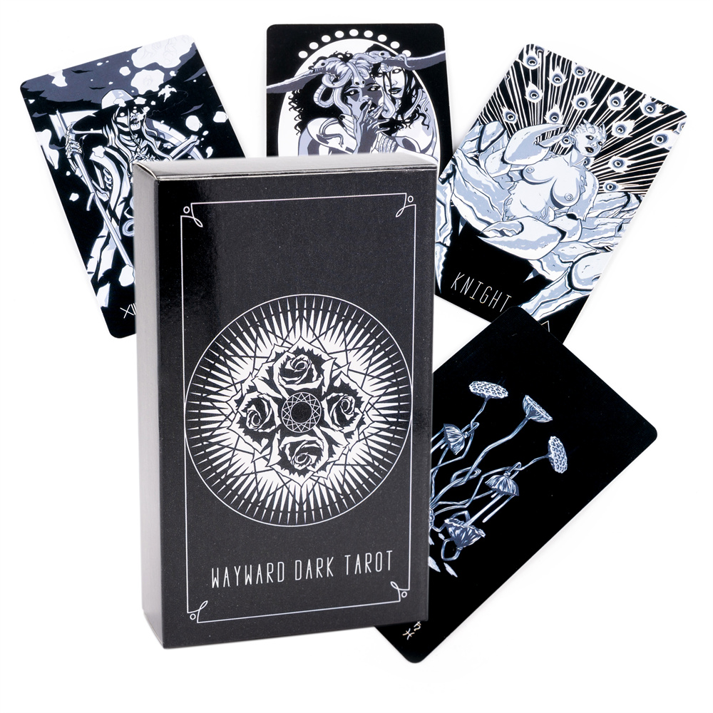 12X7 透特暗黑风任性黑暗塔罗牌 wayward dark tarot 暗黑卡罗牌