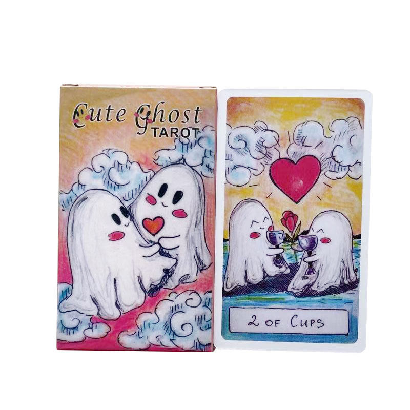 cute ghost tarot 可爱幽灵卡牌 可爱鬼塔牌罗