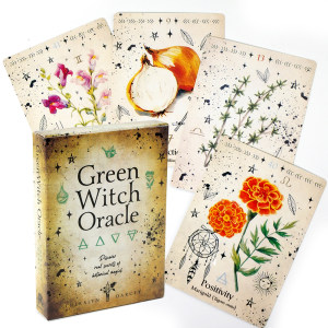 绿色植物女性神谕卡 green witch oracle cards