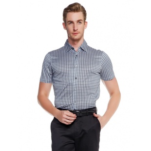 上新桑蚕丝羅茜奥专柜正品春夏薄款紫/灰色休闲风格短袖针织衬衫