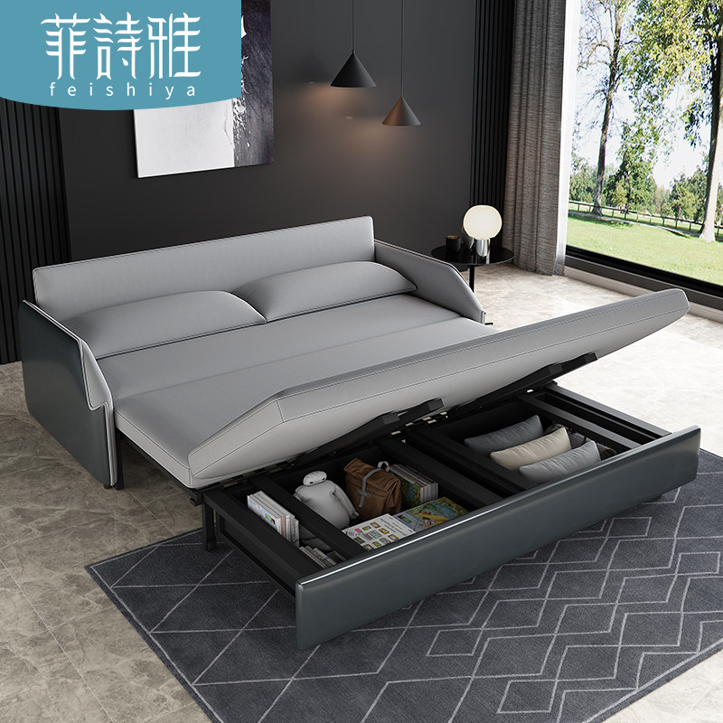 轻奢风沙发床可折叠多功能两用