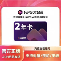 WPS AI大会员12个月 WPS大会员年卡WPS超级会员超级pro会员年卡