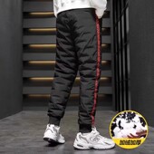 冬季 男 棉裤 羽绒棉裤 男外穿加绒防寒保暖防风中老年爸爸加肥加大码