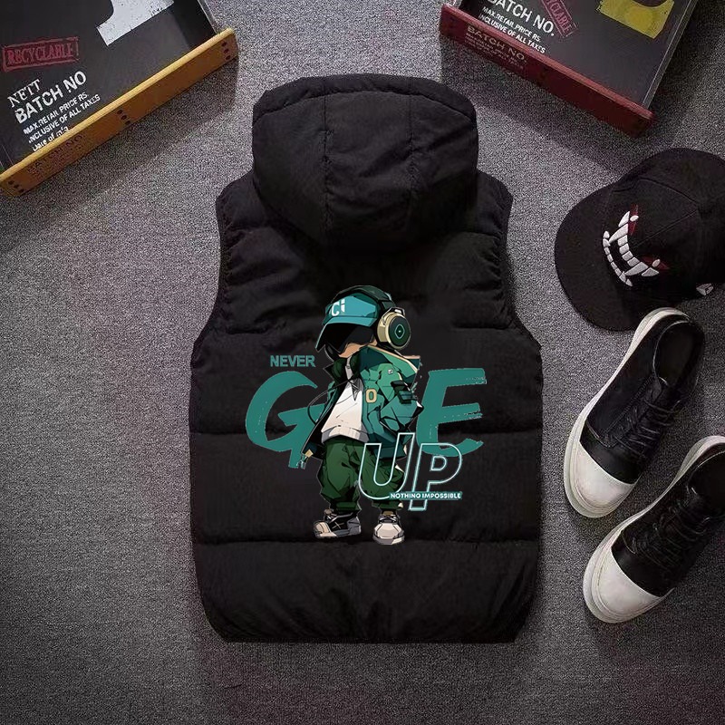 棉马甲外套男生冬季潮流