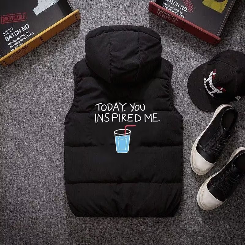 冬款棉马甲男生加厚保暖