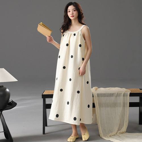 吊带云朵棉女学生甜美可爱连衣裙