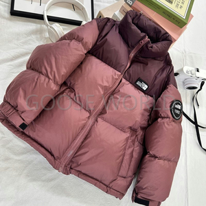 冬季新款儿童羽绒服男童女宝短款韩版洋气拼接加厚中大童立领外套
