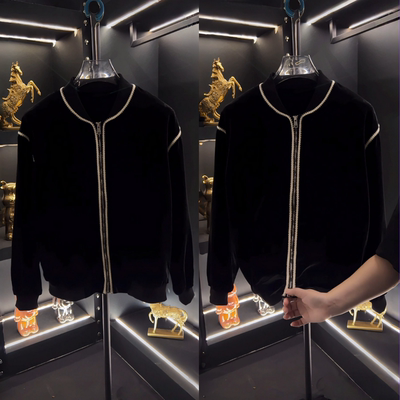 秋季新款男士高级感潮流时尚夹克