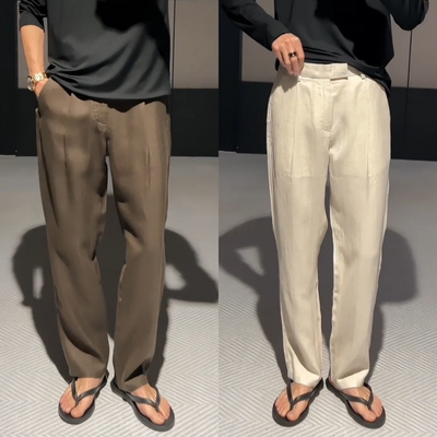 2025夏季新款男士简约百搭休闲裤