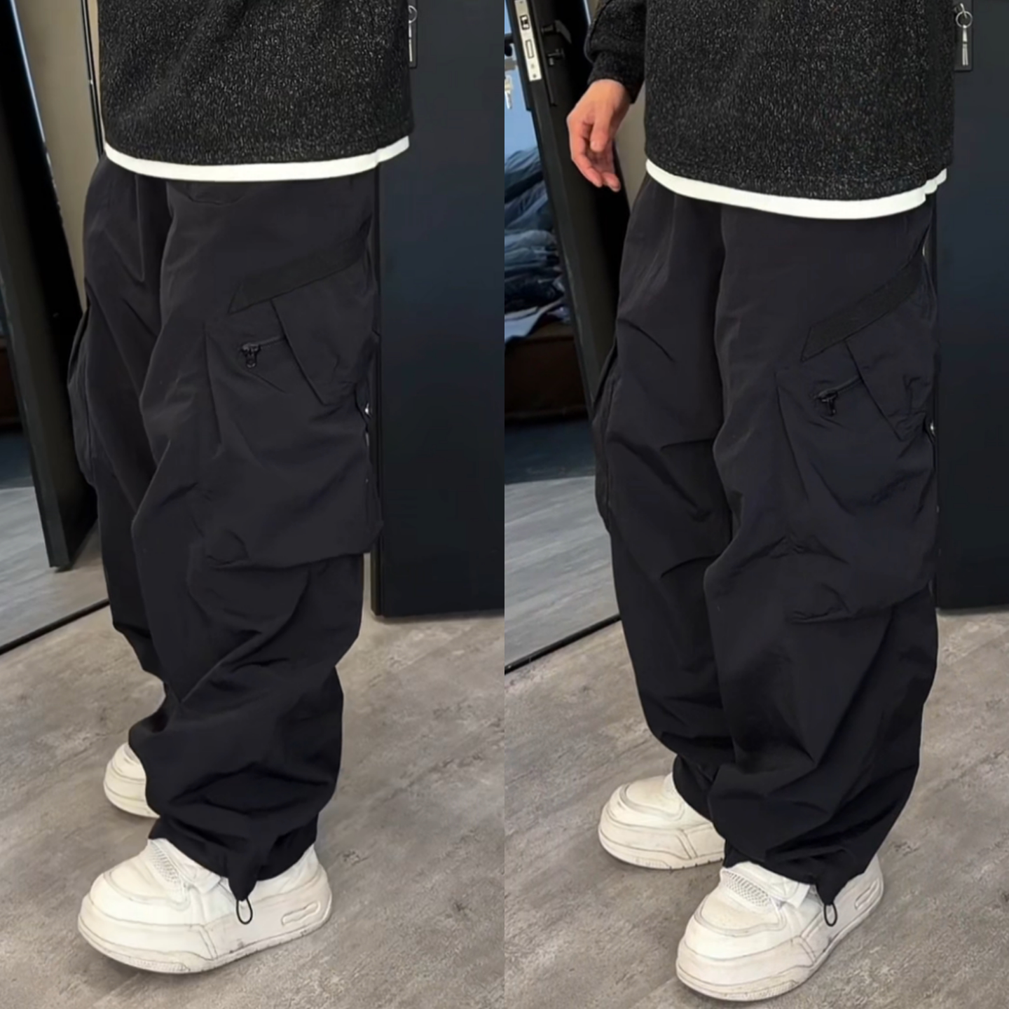 户外机能高街时尚多口袋工装裤男
