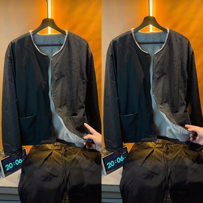 冬季新款男士时尚潮流座山雕夹克