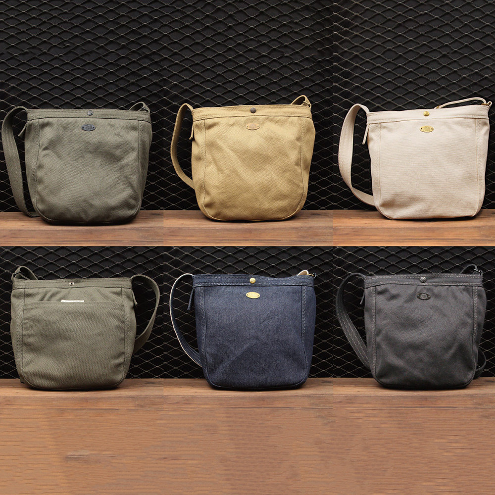 METALIZE复古帆布报童单肩包中号竖款台湾品牌斜挎后背包机车包潮