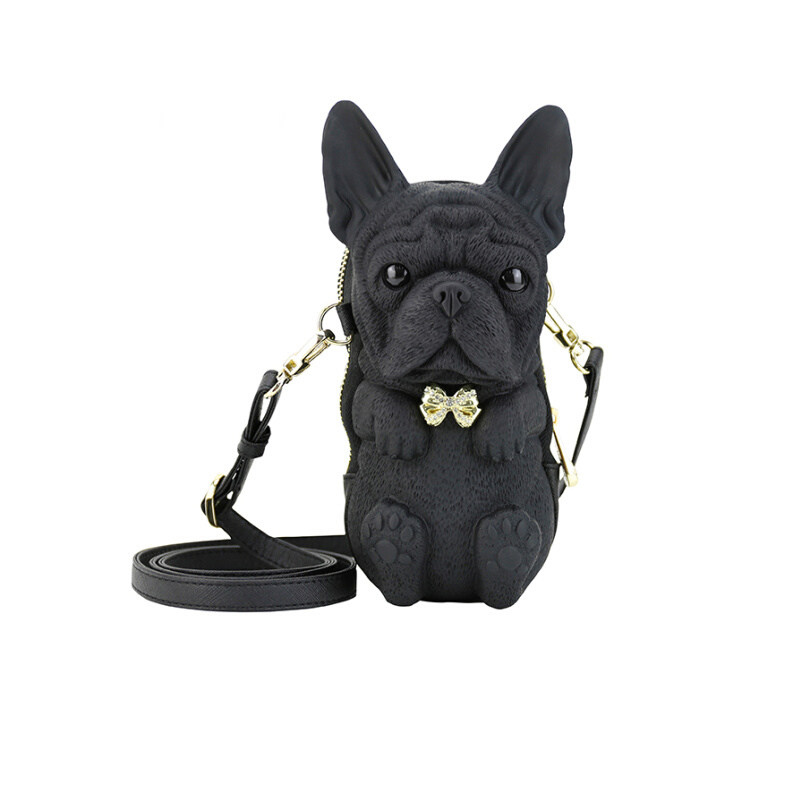 Adamo 3D Bag法国斗牛犬单肩包法斗老虎狗斜挎包可爱动物手拎女包