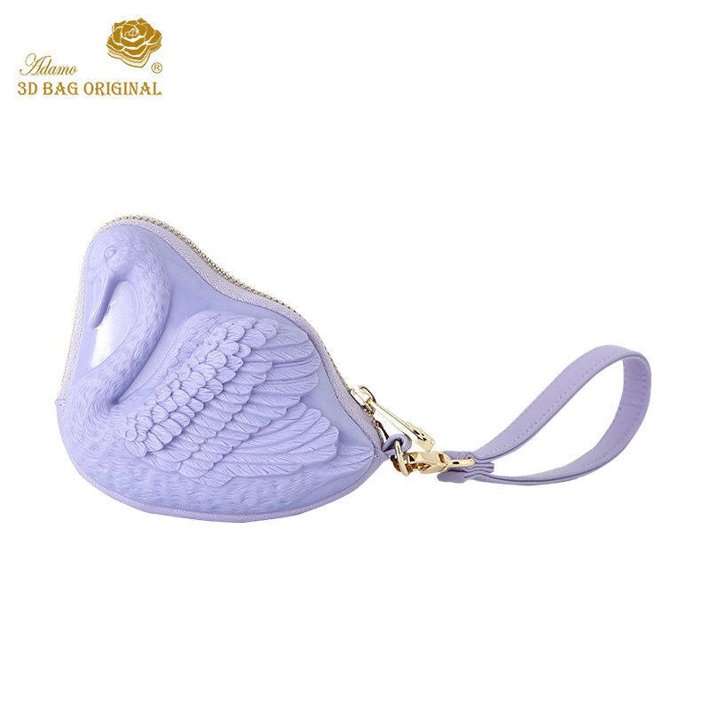 ADAMO 3D BAG天鹅手拿包零钱包手带包女包小众休闲时尚儿童包包