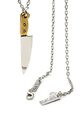 SOLO餐刀吊坠项链情侣复古礼物