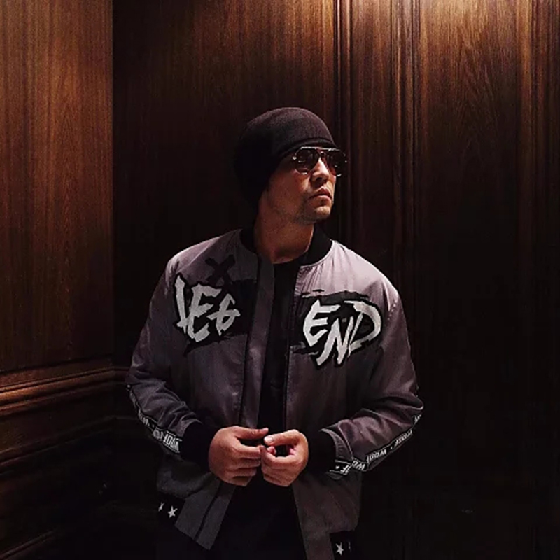 周杰伦WOOF LEGEND JACKET飞行员夹克外套春秋款情侣装台湾产印花