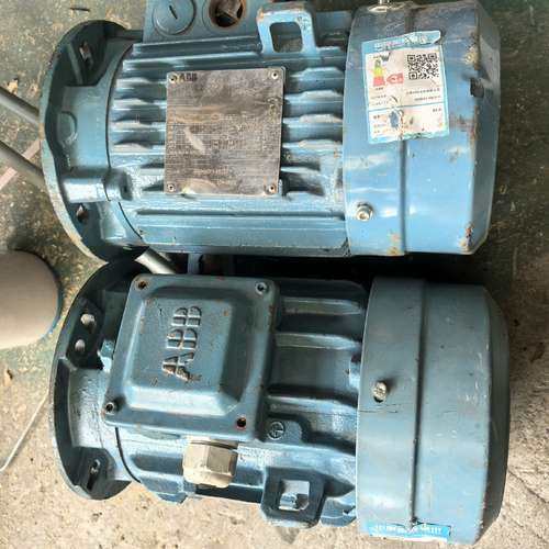 （维修议价）ABB电机，4级1.5千瓦，立式电机，同款两台，无拆无