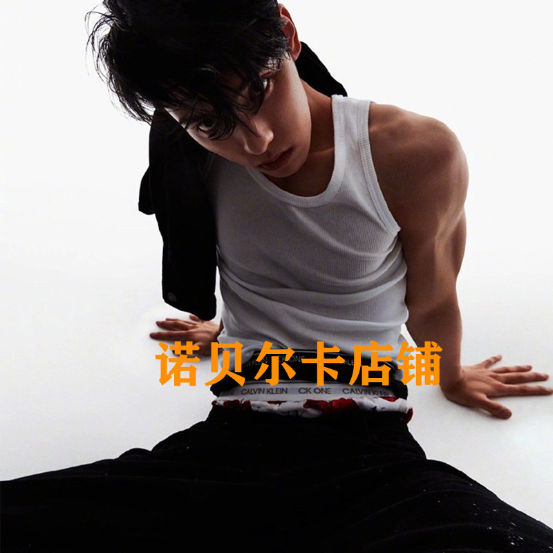 王子异同款加粗螺纹背心男修身显肌肉运动健身吸汗透气休闲吊带潮