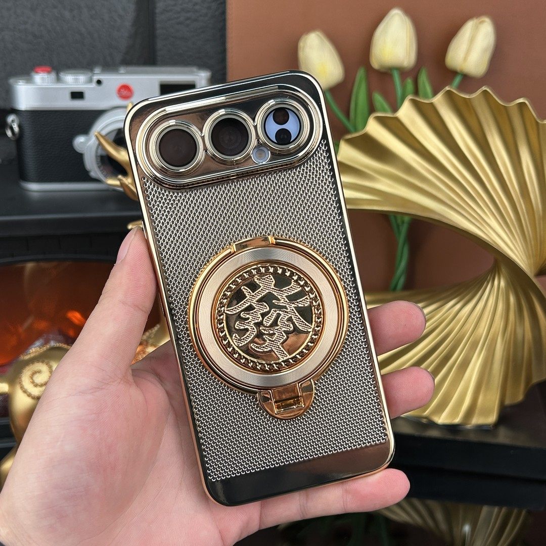 【解压陀螺+高清镜头膜】适用荣耀500手机壳400pro电镀网格超薄散热支架壳400pro高级感保护套Magic8创意外壳
